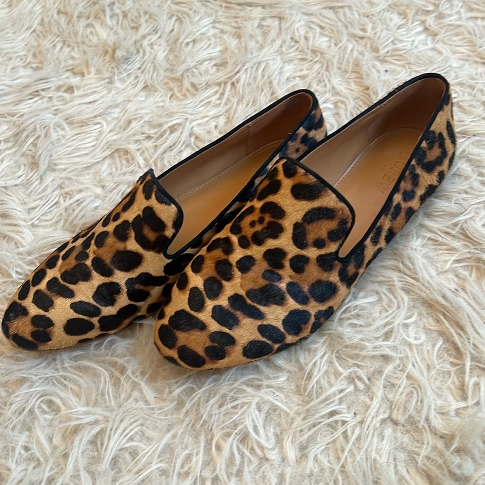 Jcrew leapord flats